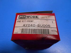 ★未使用品在庫★ PITWORK フロントブレーキパッド (ワゴンRワイドMA61S/MB61S) AY040-SU005 2102-51