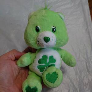 ケアベア Care Bears 6インチベア Good Luck Bear PLAY ALONG TOY社製 ヴィンテージ 2002年　グッドラックベア