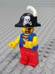 ★LEGO★ミニフィグ【パイレーツ】Pirate Captain_B(pi180)