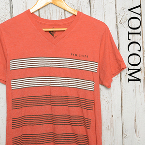 ST2069 Volcom VOLCOM T-shirt M shoulder width 43 snowboard mail service possible xq