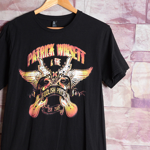 GS9136 パトリック ウィンセット PATRICK WINSETT Tシャツ M 肩幅46 ロック メール便可 xq