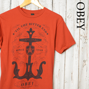 ST2153 オベイ OBEY Tシャツ M 肩幅47 プロパガンダ メール便可 xq