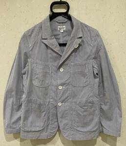 ※Engineered Garments エンジニアドガーメンツ ストライプ テーラードジャケット 米国製 2　　　　 　　BJBA.B