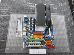 Ｆ54　　　　　ASRock M3A785GMH/128M CPU,メモリ付き　マザーボード　　　　　　