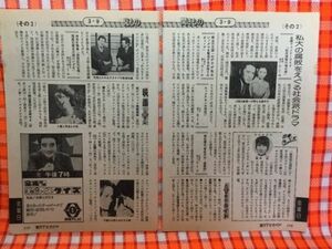 CN17263◆切抜き◇田村正和梶芽衣子室井滋菅原文太森喜朗谷口宏子山内一弘◇松本清張の地の骨・出番です・無邪気な関係・悪友親友