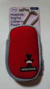  Minnie Mouse digital camera pouch red kalabina attaching 