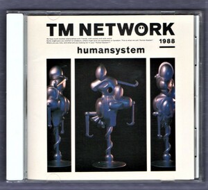 ∇ TMネットワーク CDアルバム 1987年 32・８H-145 CD/ヒューマンシステム humansystem/Be Together Resistance 他全11曲収録/小室哲哉