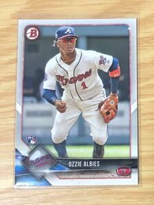 2018 Bowman Ozzie Albies ルーキーカード ペーパー