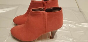 新品　ORientalTRaffic オリエンタルトラフィック　Mサイズ　オレンジ　サイドジップ　ブーティ　靴　ショートブーツ