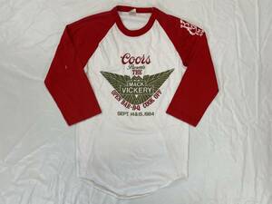 古着 1949 Sサイズ ベースボール Tシャツ USA コットン ビンテージ オリジナル vintage 60 70 80 90 クアーズ coors トリム