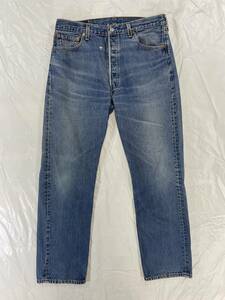 古着 1990 リーバイス W36 ジーンズ デニム パンツ 70 80 90 Levi's ビンテージ vintage オリジナル USA 501 ヒゲ