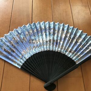 扇子　ハンドメイド　トールペイント　レディース