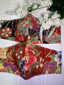 ★ハンドメイド 手作り立体インナー和柄【2枚セット】