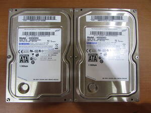  ★TOSHIBA　Blu-rayレコーダー用【D-BZ510】 交換・換装用 内蔵HDD 320GB(3.5インチ)×2個 AVコマンド対応 N01159