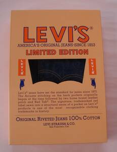 LEVI’S VINTAGE CLOTHING最古のジーンズ17501-0002 501XX 限定モデル 赤耳付き ヴィンテージデニム 1917年ＭＯＤＥＬ 専用箱入 チラシ有り