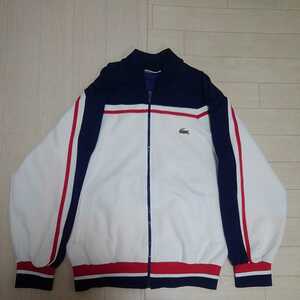 Lacoste Truck Top White Red Blood Blow Dressey Lacksey Jacket 80 -х