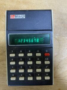 動作品　昭和５１年　SHARP EL-105 昭和レトロ 電卓 