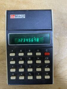  operation goods Showa era 51 year SHARP EL-105 Showa Retro calculator 