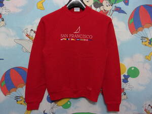 90's Crazy Shirts sweatshirt size L 90 period USA made k Lazy shirt SAN FRANCISCO San Francisco Old Vintage old clothes 