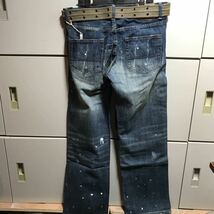 【未使用長期保管品】 ★ Abercrombie&Fitch アバクロ ダメージDENIM PANTS 32/32　②_画像8