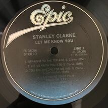 LP STANLEY CLARKE / LET ME KNOW YOU_画像4