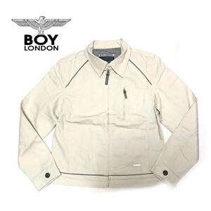 ■ 新品■BOY LONDON /ボーイロンドン■スイングトップ、ジャケット、カーキベージュ系、ロゴキーチェーン付き