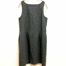 美品 ■ Sov. DOUBLE STANDARD CLOTHING ダブルスタンダードクロージング 日本製 ウール ノースリーブワンピース ジャンパースカート　A57_画像1