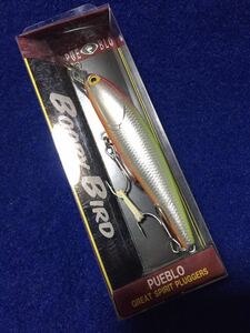 ☆PUEBLO ブービーバード90F、90mm、12g にぶ銀クラウン、ショア、オフショア、シーバス、青物、フラットフィッシュ、淡水、バスその他、