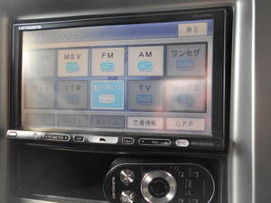 carrozzeria AVIC-HRZ009G HDDナビ/地上デジタルTVチューナー パナソニックETC 日産キューブBZ11 ステー、小物入れ付き