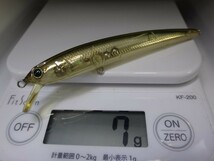 INSPIRE M-1 minnow CLC　エバーグリーン M1 インスパイア　希少 スケルトンモデル?　ゴーストチカ?　タングステン 重心移動 フックレス_画像4