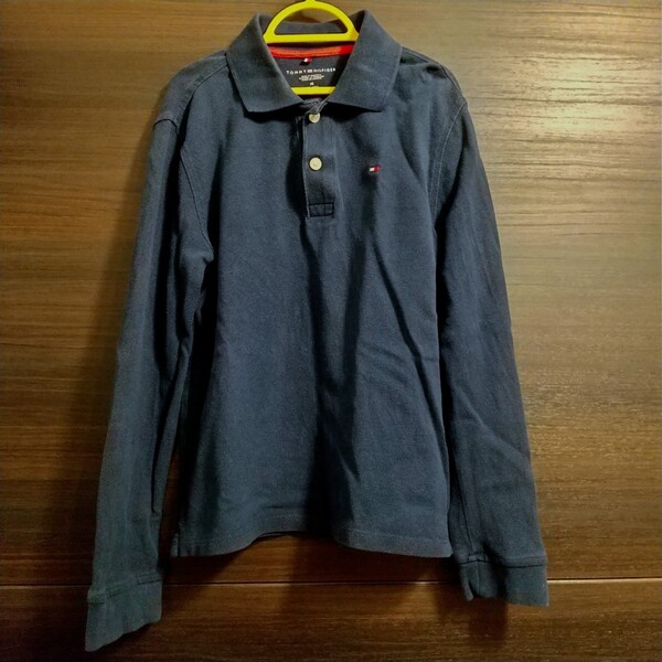 【値下】TOMMY HILFIGER トミーヒルフィガー 長袖ポロシャツ 140