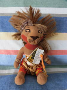 * prompt decision! free shipping!* approximately 32.* bean bag simba* soft toy * Lion King * Shiki Theatre Company / Disney /