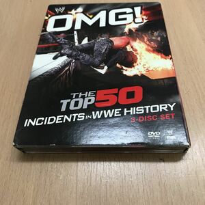 プロレス　DVD OMG!　The Top 50 Incidents In WWE History 輸入盤　3枚組　WWE
