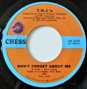 ■Crossover45 The T.N.J.'s / Don't Forget About Me / Falling In Love [Chess CH-2155]'74