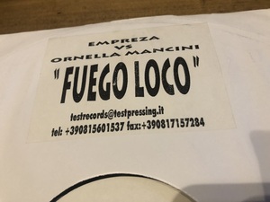 12”★Empreza vs. Ornella Mancini / Fuego Loco / スパニッシュ・ヴォーカル・ハウス！！