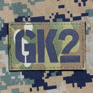 米軍　アメリカ軍　海兵隊　陸軍　海軍　特殊部隊　GK2 マルチカム迷彩　コールサイン ミリタリー ワッペン パッチ　デルタフォース 