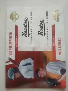 2011 Contenders Winning Combos George Springer/Matt Barnes