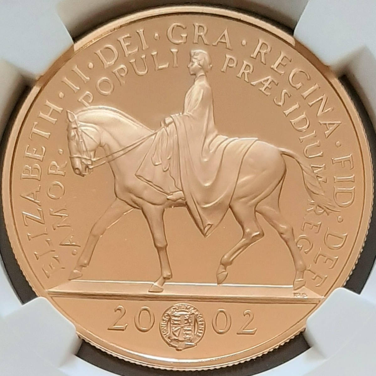 割引購入 【NGC準最高鑑定】1983年 エリザベス女王即位30周年記念 金貨 