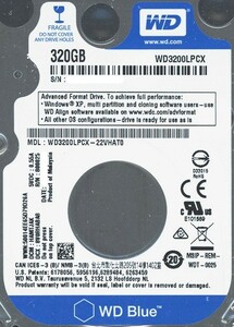 WesternDigital HDD 2.5inch WD3200LPCX 320GB 7mm