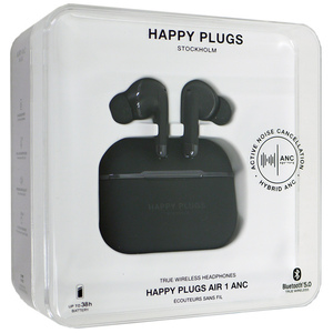 【中古】Happy Plugs 完全ワイヤレスイヤホン AIR1 ANC BLACK 未使用