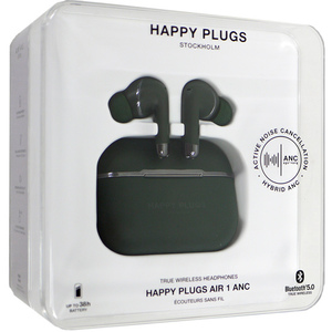 【中古】Happy Plugs 完全ワイヤレスイヤホン AIR1 ANC GREEN 未使用