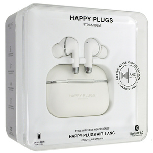 【中古】Happy Plugs 完全ワイヤレスイヤホン AIR1 ANC WHITE 未使用