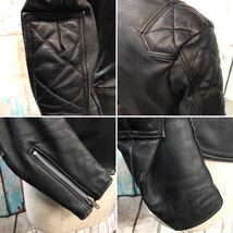 イギリス古着 ルイスレザー ライダースジャケットダブルライダース Lewis leathers monza モンザ ブラック 黒 レディースLV561_画像7