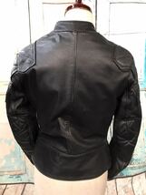 イギリス古着 ルイスレザー ライダースジャケットダブルライダース Lewis leathers monza モンザ ブラック 黒 レディースLV561_画像8