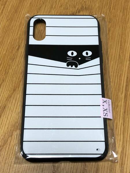 【新品・未使用】iPone ケース　スマホケース　X/XS 　猫　ねこ　ネコ　ソフトケース