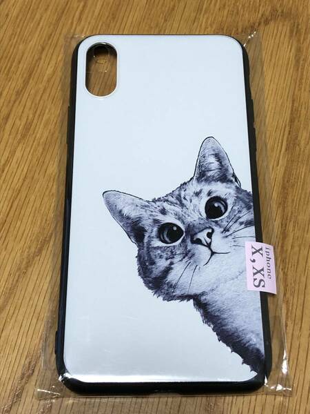 【新品・未使用】iPone ケース　スマホケース　X/XS 　猫　ねこ　ネコ　ソフトケース