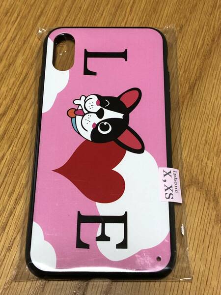 【新品・未使用】iPone ケース　スマホケース　X/XS 　犬　イヌ　　いぬ　ソフトケース