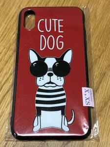 [ new goods * unused ]iPone case smartphone case X/XS dog dog .. soft case 