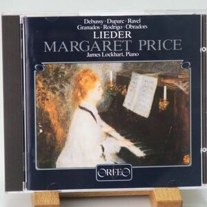 【西独盤 優秀録音】DEBUSSY　RAVEL　FRANZOSISCHE UND SPANICHE LIEDER　MARGARET PRICE　JAMES LOCKHART