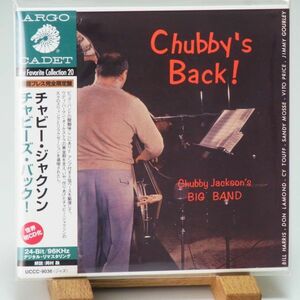 【紙ジャケ ARGO 世界初CD化 廃盤 美品】チャビー・ジャクソン　チャビーズ・バック　CHUBBY JACKSON　CHUBBY’S BACK